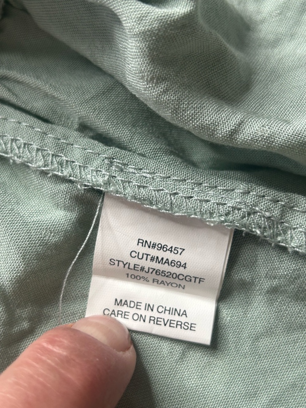 love on a hanger Sage Green Embroidered V-Neck Camisole - Picture 7 of 11